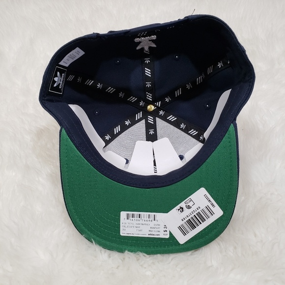 New Adidas Trefoil Chain Snapback Baseball Hat - Picture 7 of 7